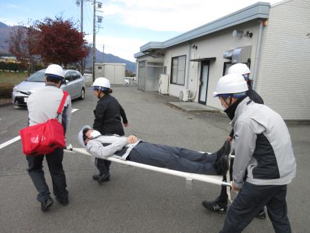 全社で避難訓練を実施しました。